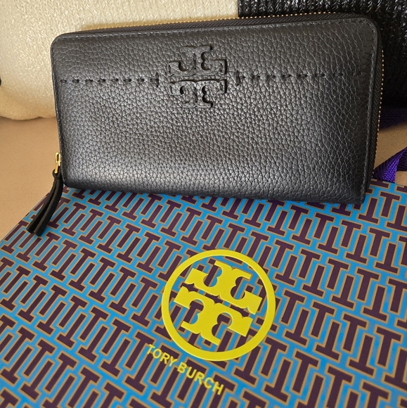 💫Tory Burch: McGraw Zip-around Continental Wallet - Picture 2 of 7